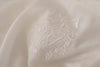 Dolce & Gabbana White Silk DG Logo Embroidered Long Sleeves Blouse