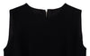 Dolce & Gabbana Black Dress Sheath Flare Viscose Dress