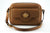 Versace Elegant Brown Leather Camera Case Shoulder Bag