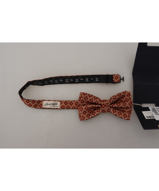 Scotch & Soda Multicolor Silk Adjustable Neck Papillon Men Bow Tie