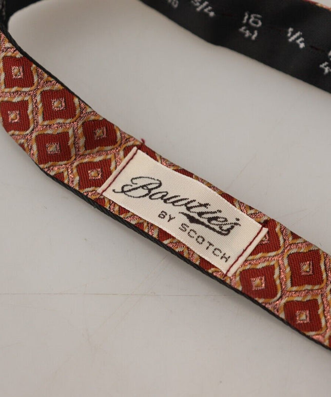 Scotch & Soda Multicolor Silk Adjustable Neck Papillon Men Bow Tie