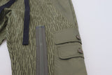 Dolce & Gabbana Green Striped Cargo Zipper Leg Men Trouser Pants