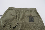 Dolce & Gabbana Green Striped Cargo Zipper Leg Men Trouser Pants