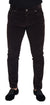 Dolce & Gabbana Brown Corduroy Men Casual Trouser Pants