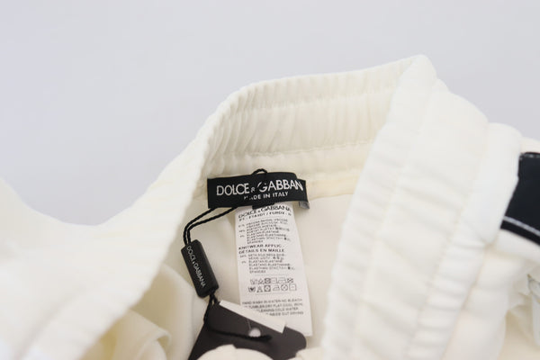 بنطال رياضي أبيض بشعار DG من Dolce &amp; Gabbana
