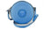 Versace Chic Blue Leather Round Shoulder Bag