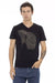 Trussardi Action Black Cotton Men T-Shirt
