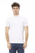 Baldinini Trend White Cotton Men Polo Shirt