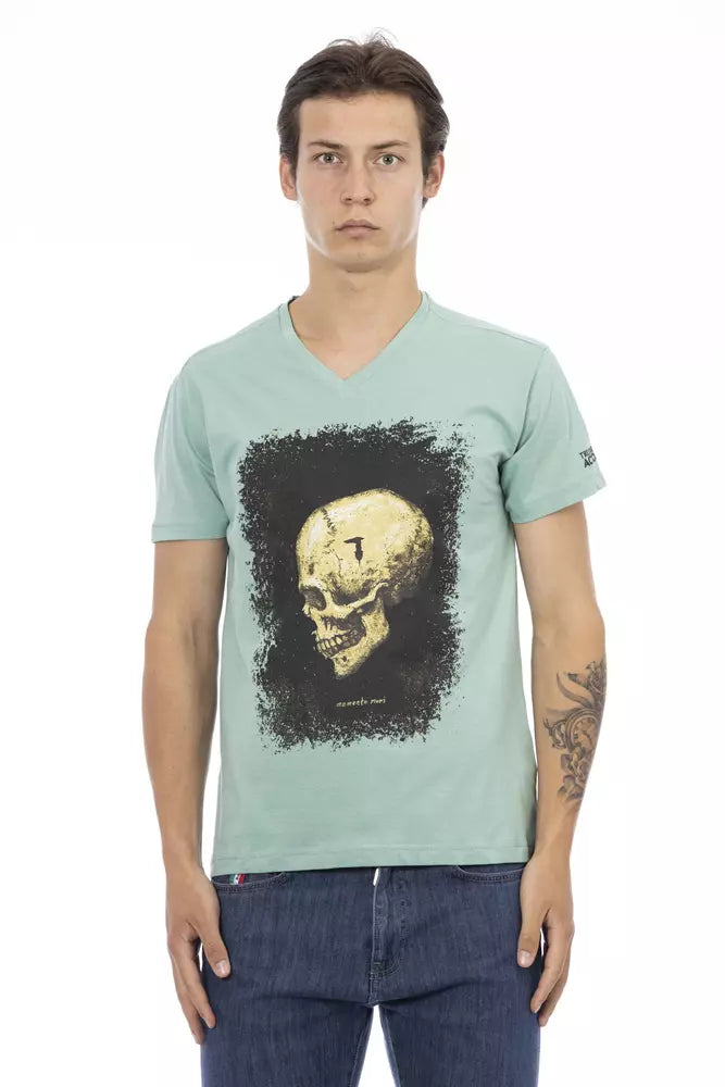 Trussardi Action Green Cotton Men's T-Shirt