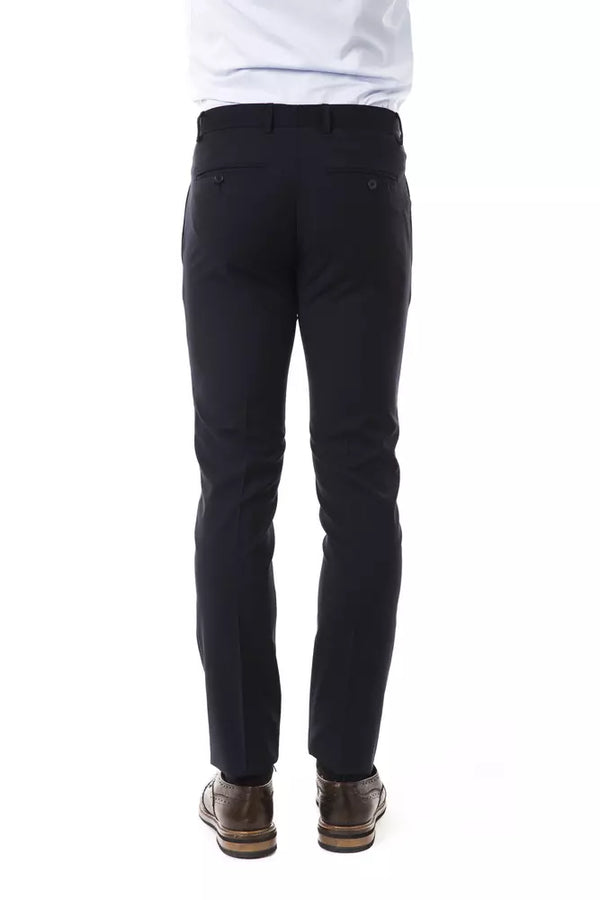 Uominitaliani Gray Wool Men's Suit Pant