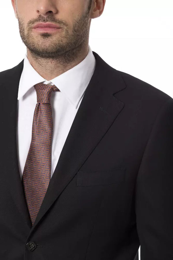 بليزر رجالي من الصوف الأسود من Billionaire Italian Couture