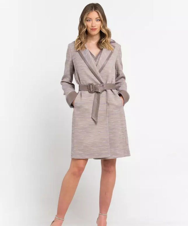 Trussardi Beige Cotton Women Coat