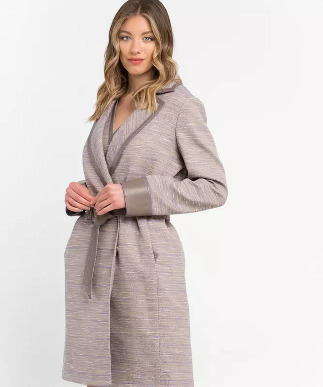 Trussardi Beige Cotton Women Coat