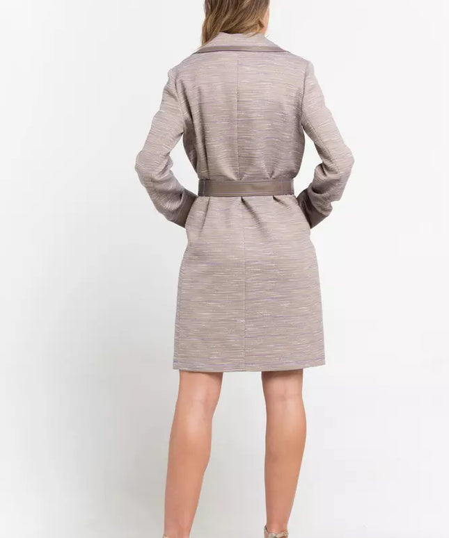 Trussardi Beige Cotton Women Coat