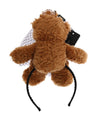 Dolce & Gabbana Teddy Bear Gold CrystalCrown Tiara Diadem Hair Band