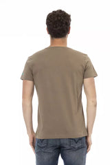 Trussardi Action Brown Cotton Men's T-Shirt