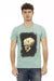 Trussardi Action Green Cotton Men T-Shirt