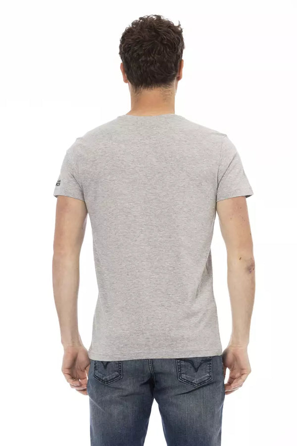 Trussardi Action Gray Cotton Men's T-Shirt
