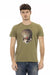 Trussardi Action Green Cotton Men T-Shirt