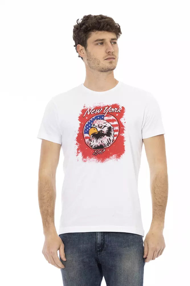 Trussardi Action White Cotton Men's T-Shirt
