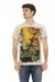Trussardi Action Beige Cotton Men T-Shirt