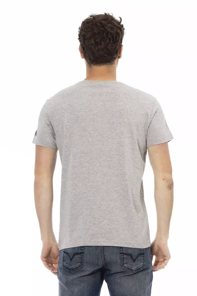 Trussardi Action Gray Cotton Men's T-Shirt