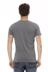 Trussardi Action Gray Cotton Men's T-Shirt