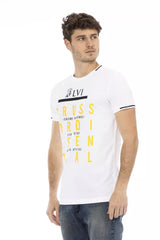 Trussardi Action White Cotton Men's T-Shirt