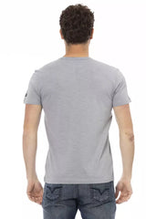 Trussardi Action Gray Cotton Men's T-Shirt