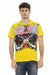 Trussardi Action Yellow Cotton Men T-Shirt