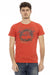 Trussardi Action Red Cotton Men's T-Shirt