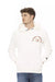 Automobili Lamborghini White Cotton Men Sweater with Pockets