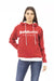 Baldinini Trend Red Cotton Women's Hoodie