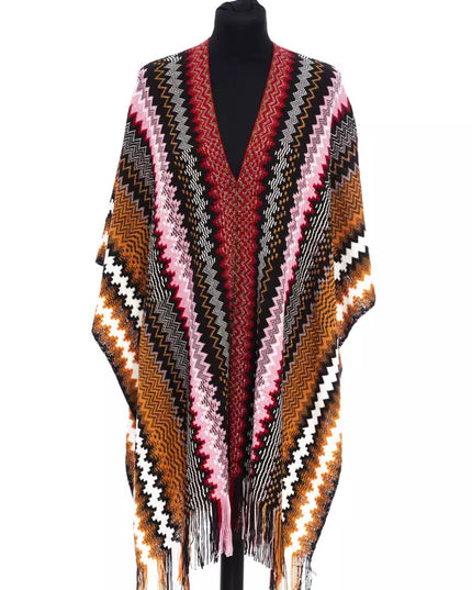 Missoni Multicolor Wool Women Poncho