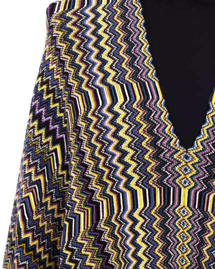 Missoni Multicolor Wool Women Poncho