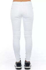Frankie Morello White Cotton Women's Jeans