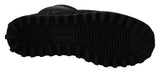 Dolce & Gabbana Black Boots Padded Mid Calf Winter Shoes