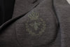 جاكيت بليزر رمادي من الصوف المرن بقصّة Slim Fit من Dolce &amp; Gabbana
