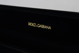 Dolce & Gabbana Black Velvet Logo Plaque Storage Bracelet Jewelry Box