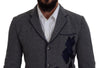 جاكيت بليزر رمادي من الصوف بقصّة Slim Fit من Dolce &amp; Gabbana