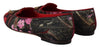 Dolce & Gabbana Multicolor Jacquard Sacred Heart Patch Slip On Shoes