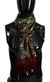 Dolce & Gabbana Multicolor DG Logo Shawl Warm Neck Wrap Fringe Scarf