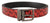 Dolce & Gabbana Red Herringbone Leather Gray Tone Buckle Belt