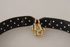 Dolce & Gabbana Red Exotic Leather Crystals Bag Shoulder Strap