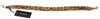Dolce & Gabbana Beige Exotic Leather Crystals Shoulder Strap