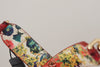 Dolce & Gabbana Red Exotic Leather Crystals Reversible Shoulder Strap