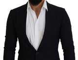 Dolce & Gabbana Blue Wool Formal Taormina Blazer