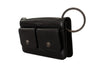 Dolce & Gabbana Black Leather Wristlet Mini Bag Card Bill Wallet
