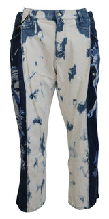 Dolce & Gabbana Blue Ceasar Denim Cotton Loose Fit Jeans