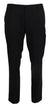 Dolce & Gabbana Gray Wool Stretch Dress Formal Slim Fit Pant